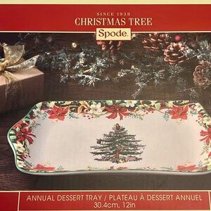 Spode Christmas Tree Dessert Tray - 2018